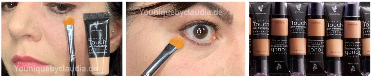 Younique Eyeliner mit Concealer ausbessern