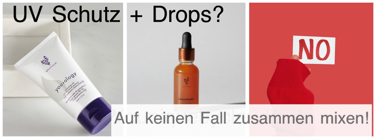 Younique Beachfront Selbstbräuner und Sonnenschutz mischen Tanning Drops Erfahrungsbericht Tipps und Tricks
