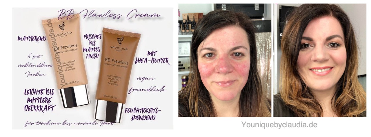 Younique Erfahrungsbericht BBCream vorher nachher