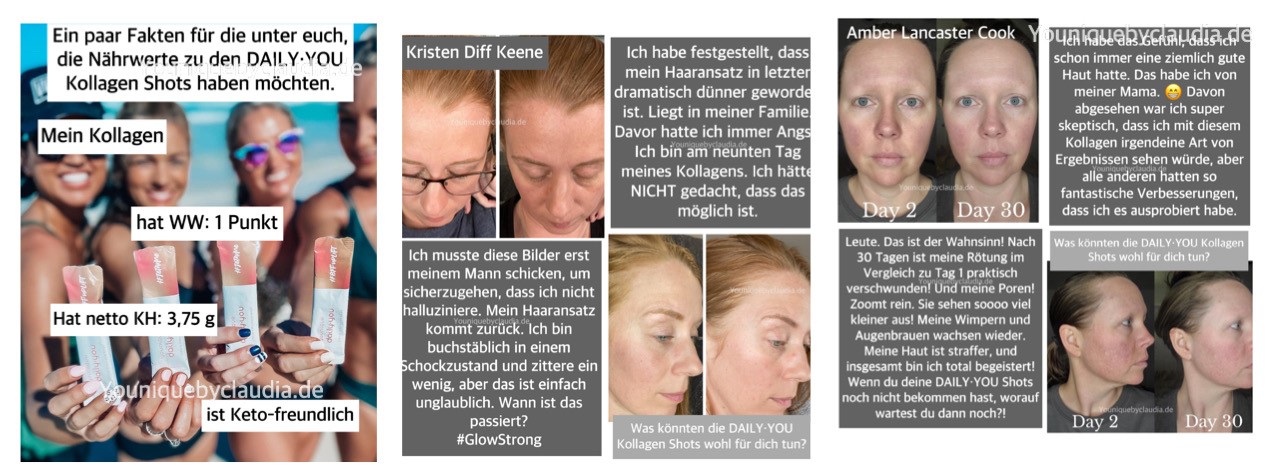 Younique Daily You Kollagen Nährwerte Keto Weightwatchers Kohlehydrate