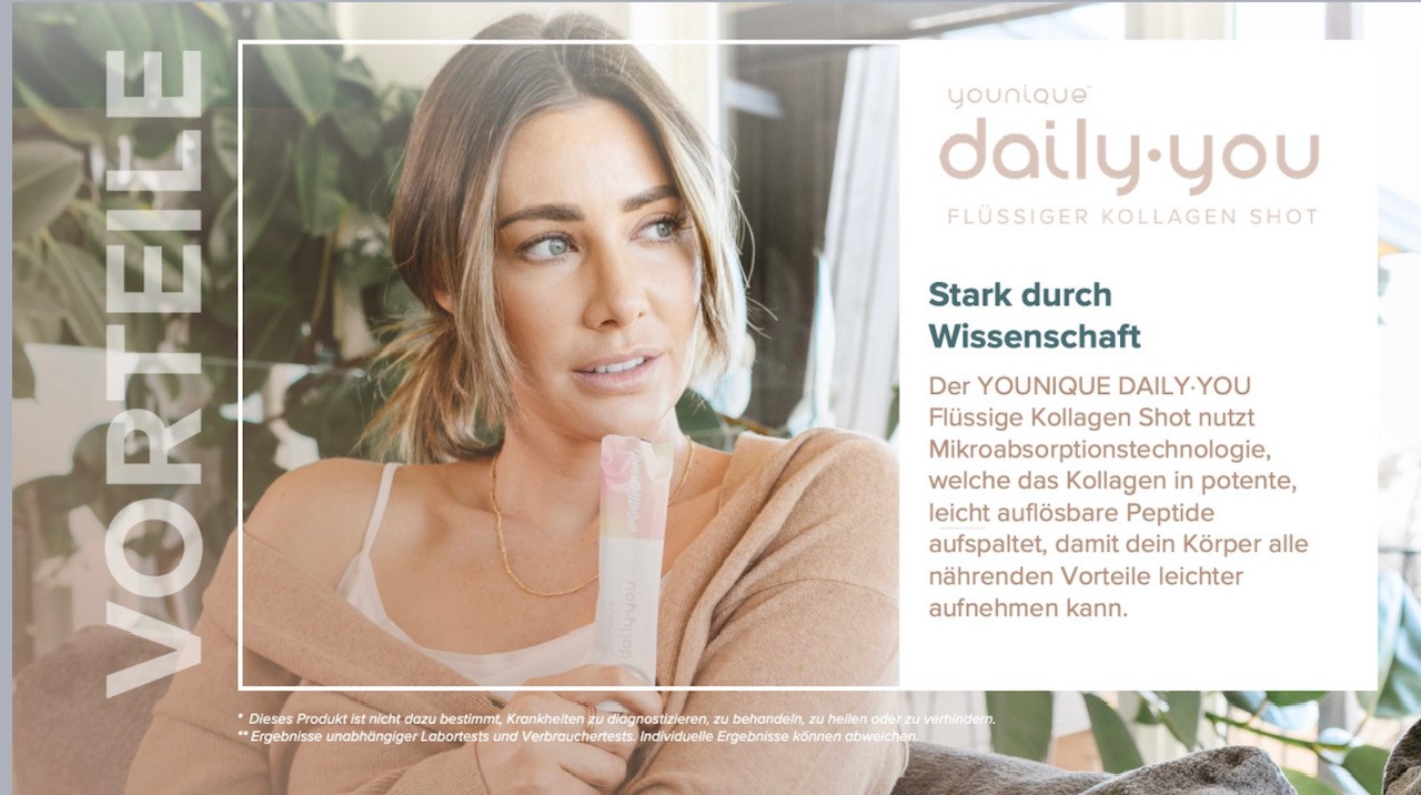 Younique Daily You Kollagen Vorteile Pepdite