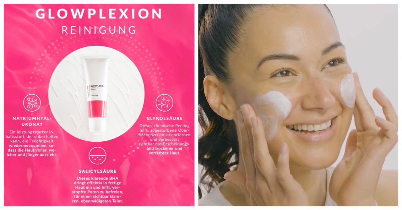 Younique Glowplexion Reiniger Vorteile und Inhaltsstoffe