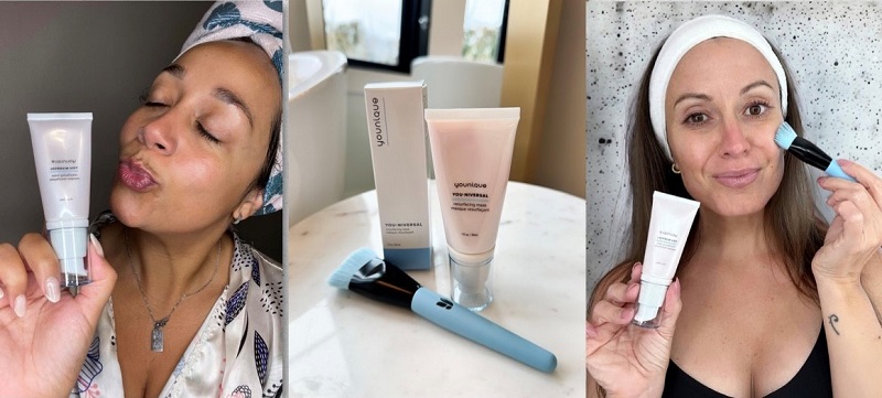 Younique Youology Youniversal Übernacht Feuchtigkeitsmaske Anwendung