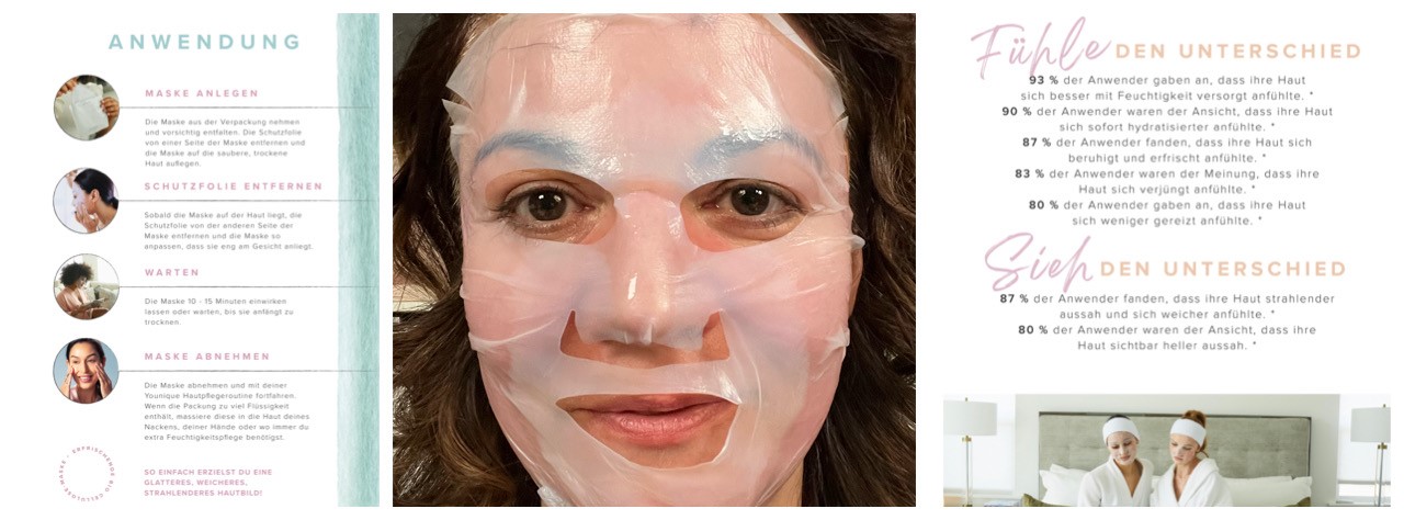 younique Youology Bio Cellulose Maske Wellness zuhause erfahrungsbericht