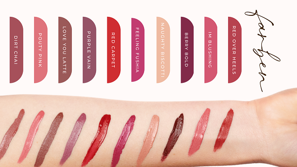 Younique Moodstruck Splash Liquid Lipstick Farben