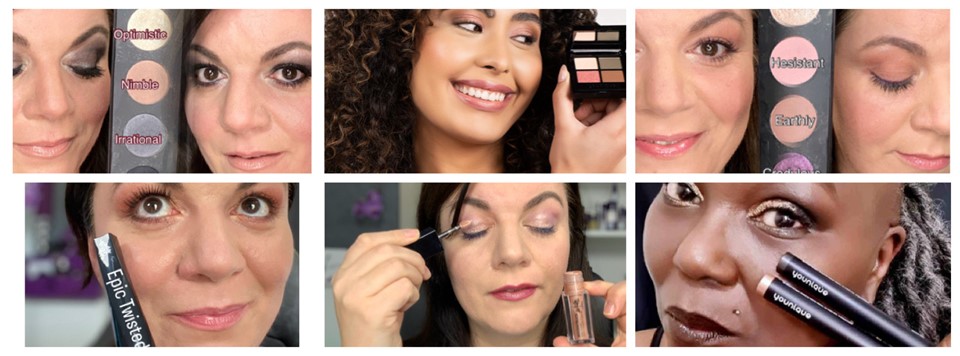 Lidschatten Auswahl
sanft bis metallic -  individuell wie du